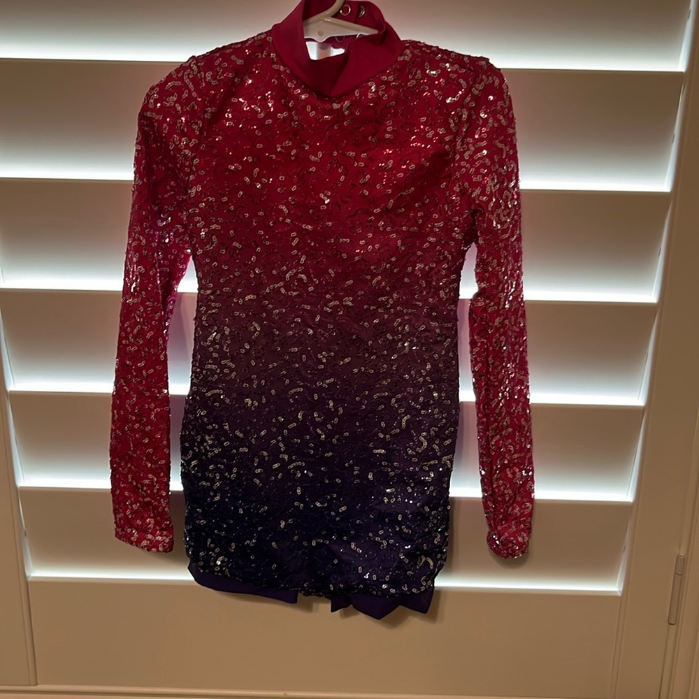 pink and purple, jazz costume worn once.